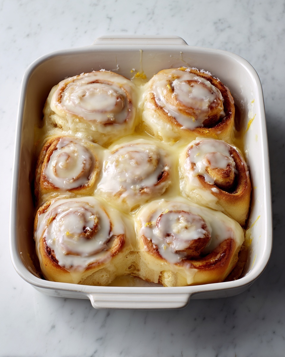 Lemon Rolls with Lemon Glaze Recipe - Recipe Image