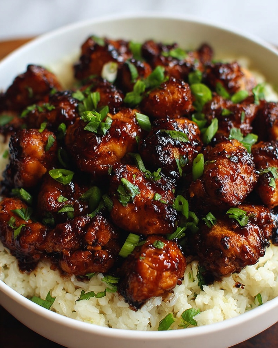 Honey BBQ Chicken Rice Recipe - Recipe Image