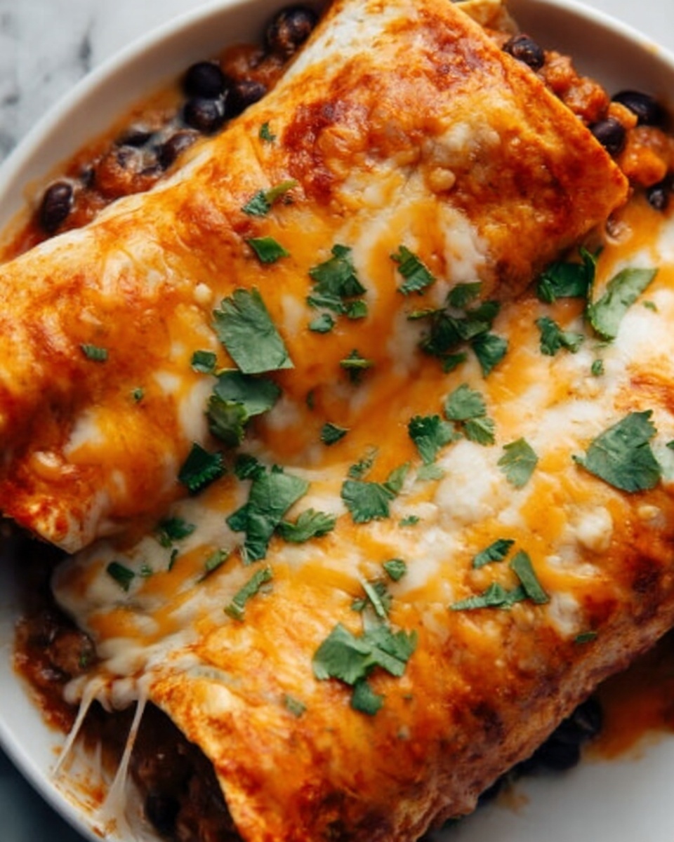 Veggie Black Bean Enchiladas Recipe - Recipe Image