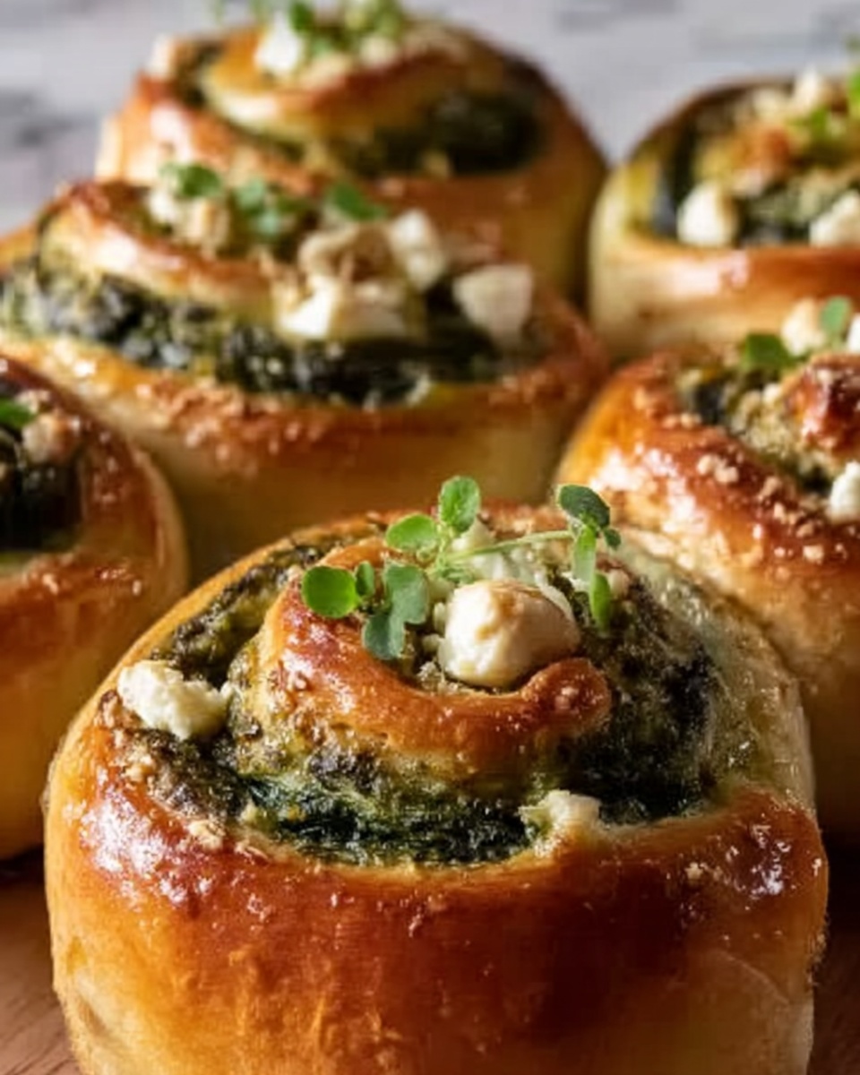 Feta, Spinach, and Pesto Brioche Recipe - Recipe Image