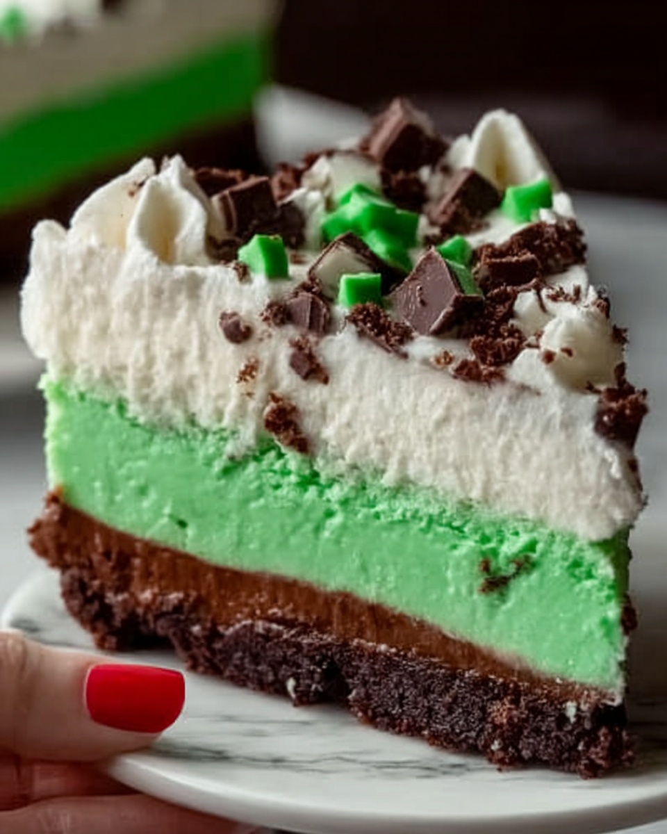 Shamrock Shake Dessert Lasagna Recipe - Recipe Image