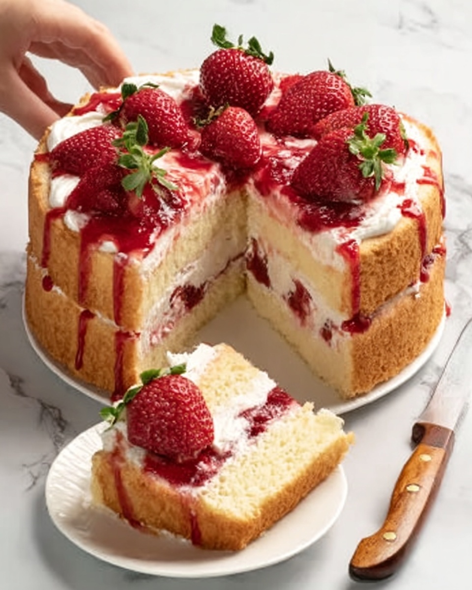 Strawberry Cheesecake Pound Cake Recipe - Recipe Image