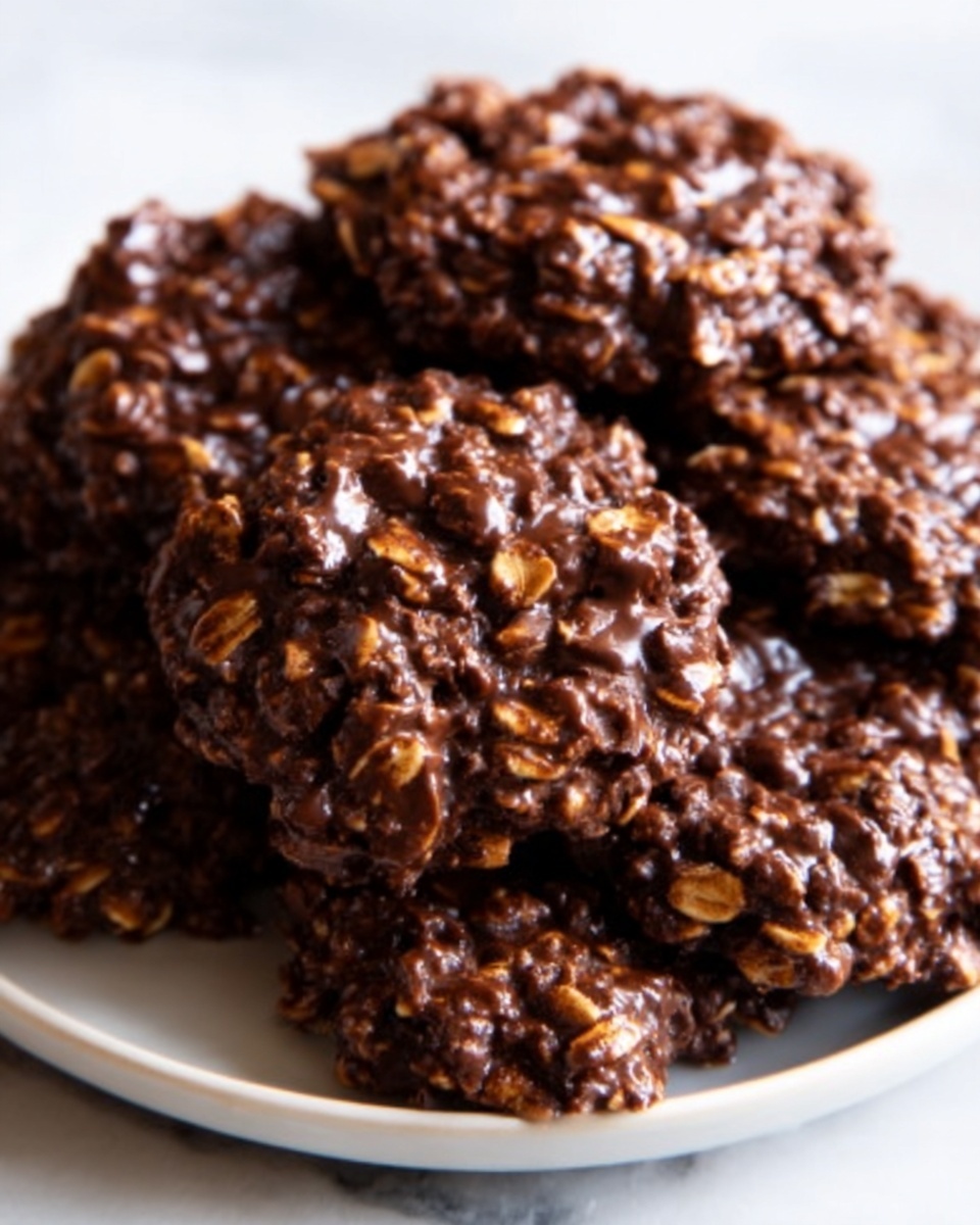 Healthy No Bake Cookies Recipe - Recipe Image