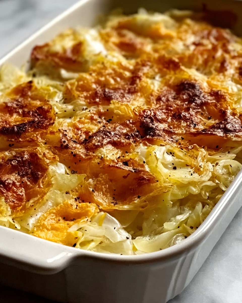 Cheesy Cabbage Casserole Recipe - Recipe Image