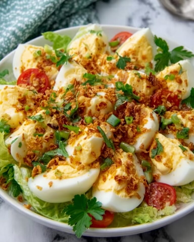 Crispy Egg Salad with Chickpeas and Fresh Herbs Recipe