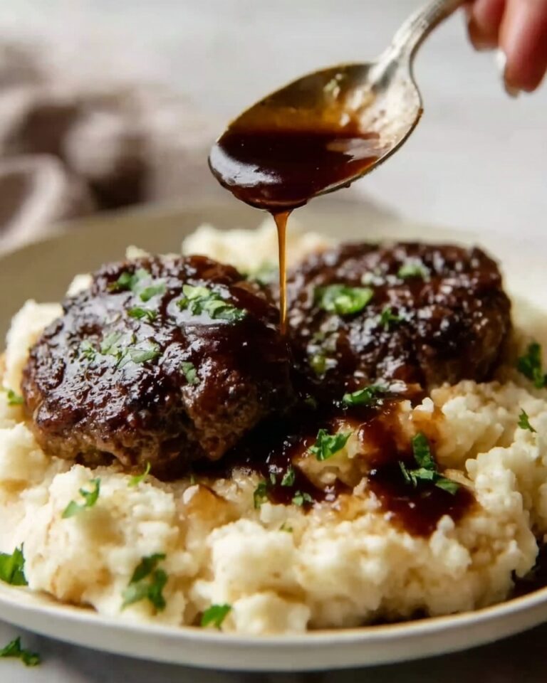 Classic Salisbury Steak with Mushroom Gravy Recipe