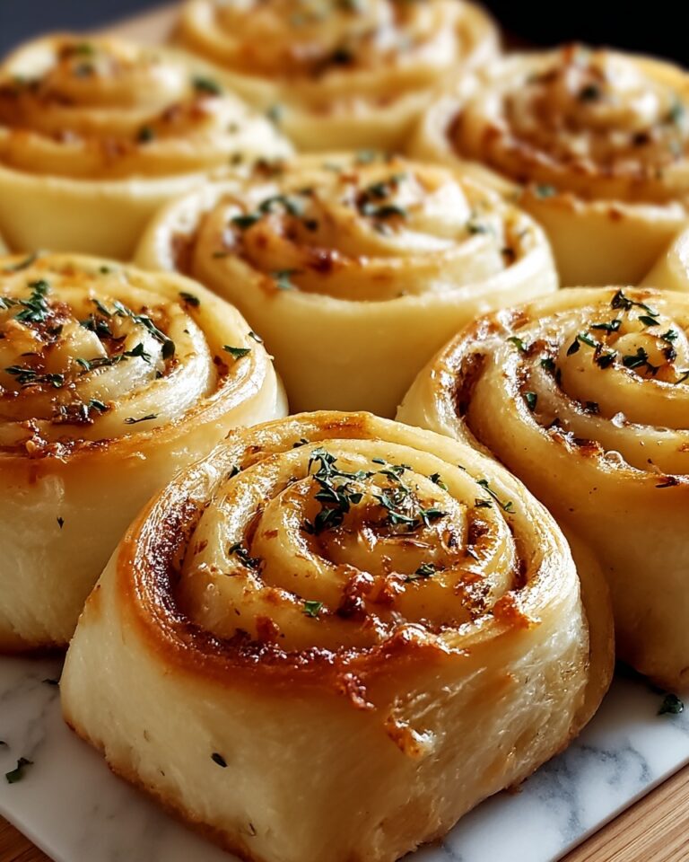 Cheesy Garlic Butter Rollups Recipe