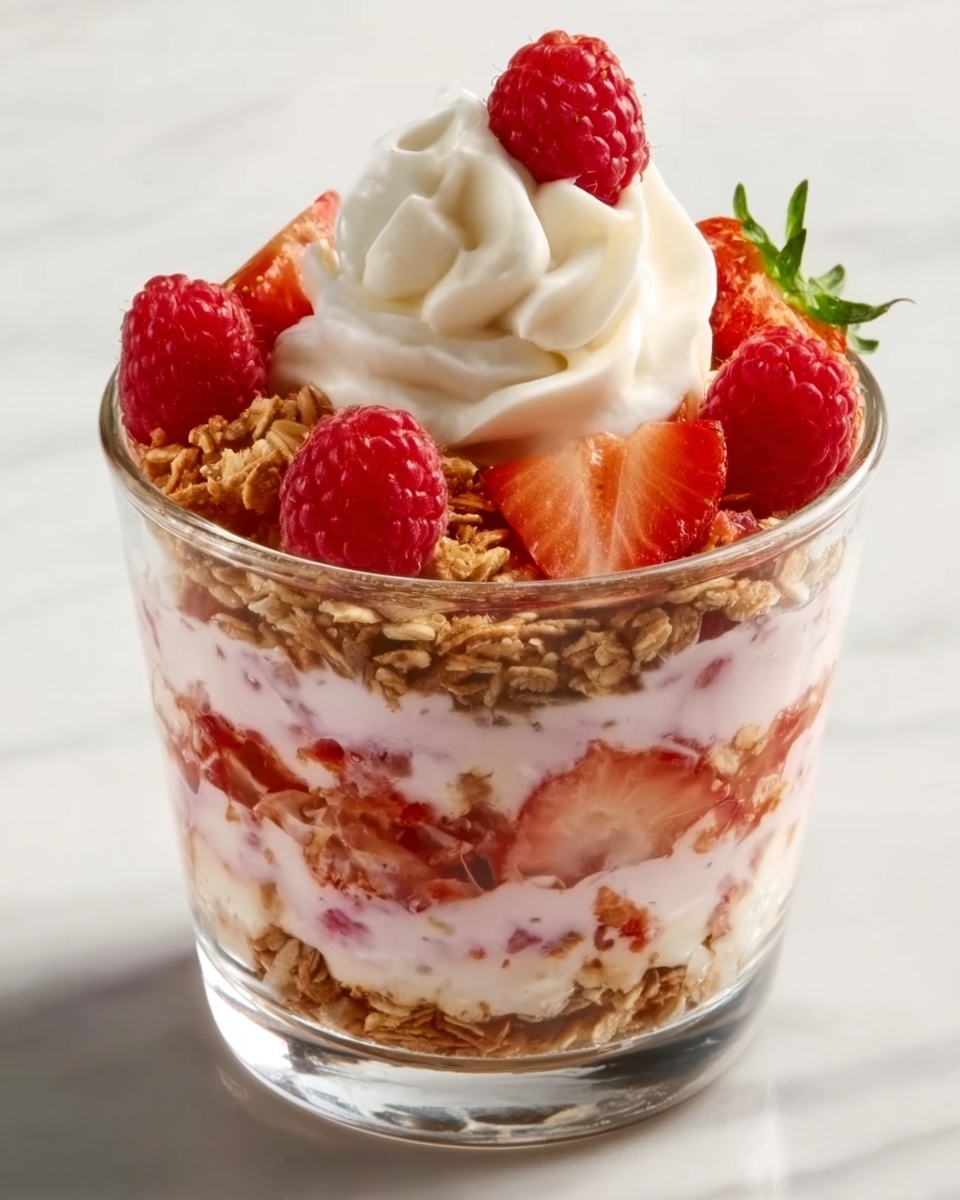 Strawberry Cheesecake Overnight Oats Recipe - Recipe Image