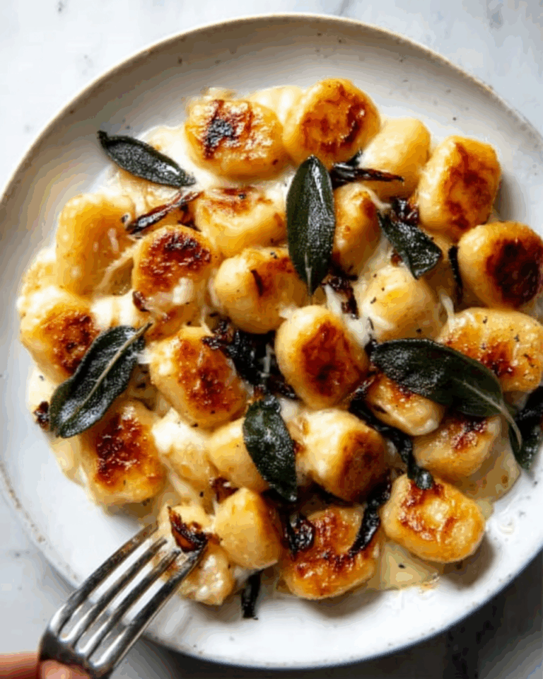Crisp Gnocchi with Roast Pumpkin in Brown Butter and Sage Recipe