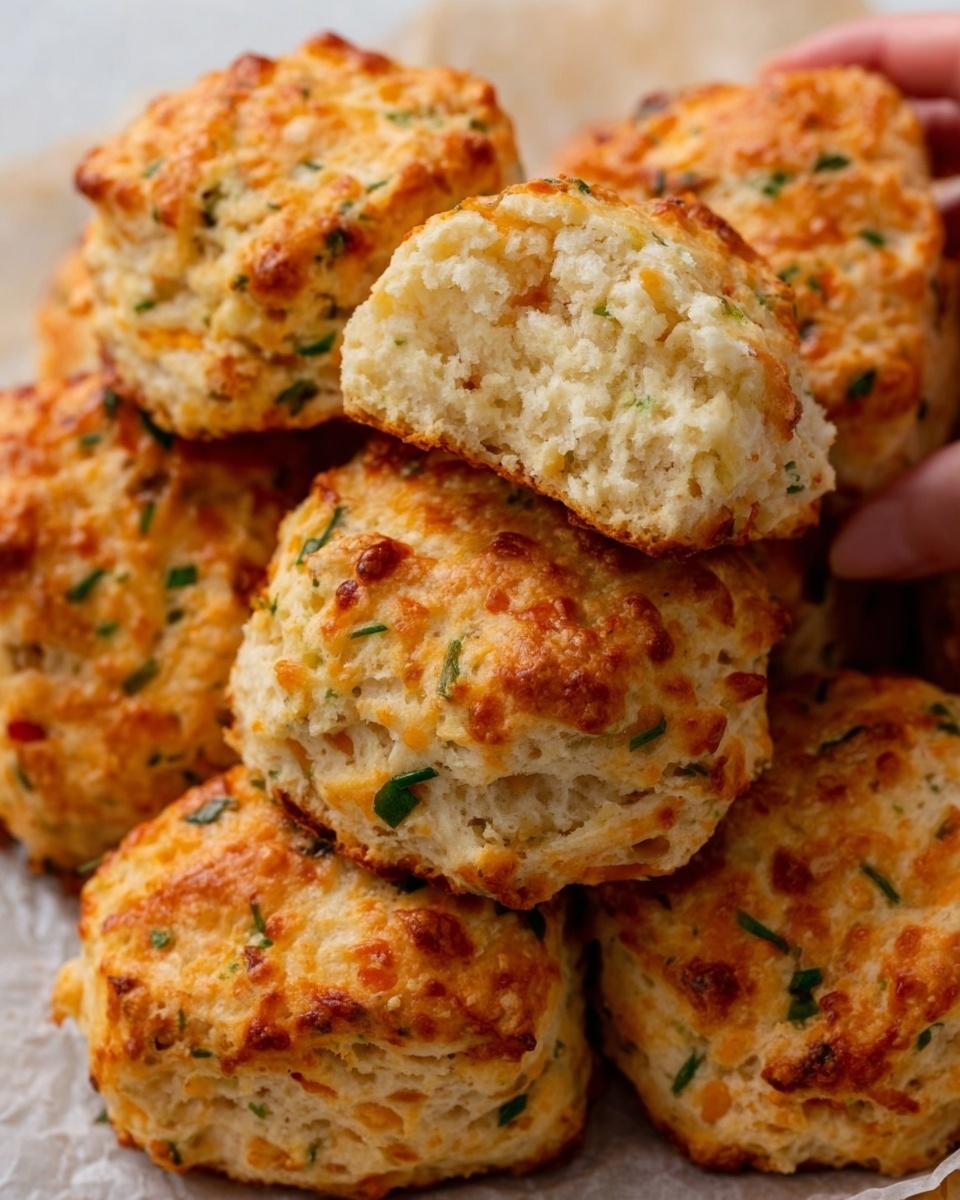 Cheddar Ham Protein Biscuits Recipe - Recipe Image
