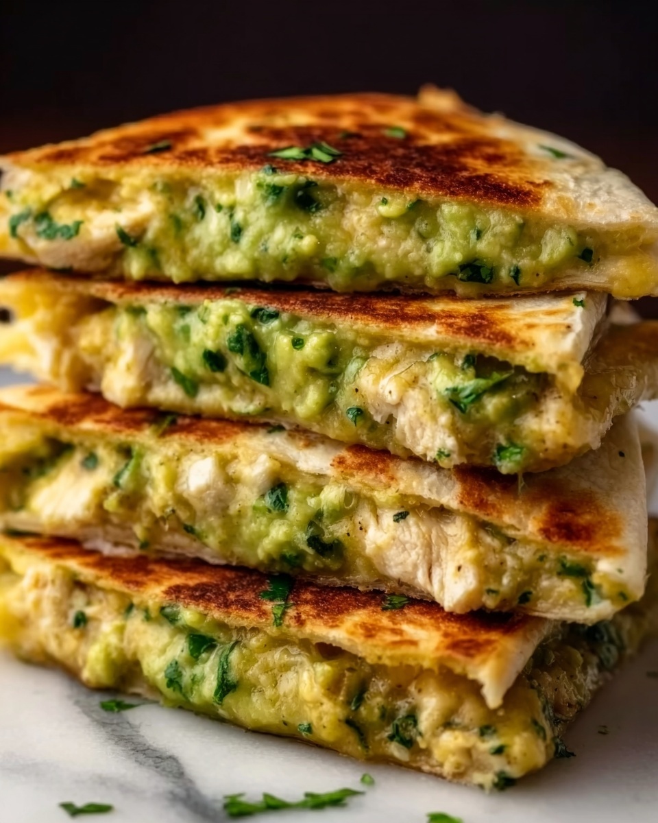 Mini Chicken Avocado Quesadillas Recipe - Recipe Image