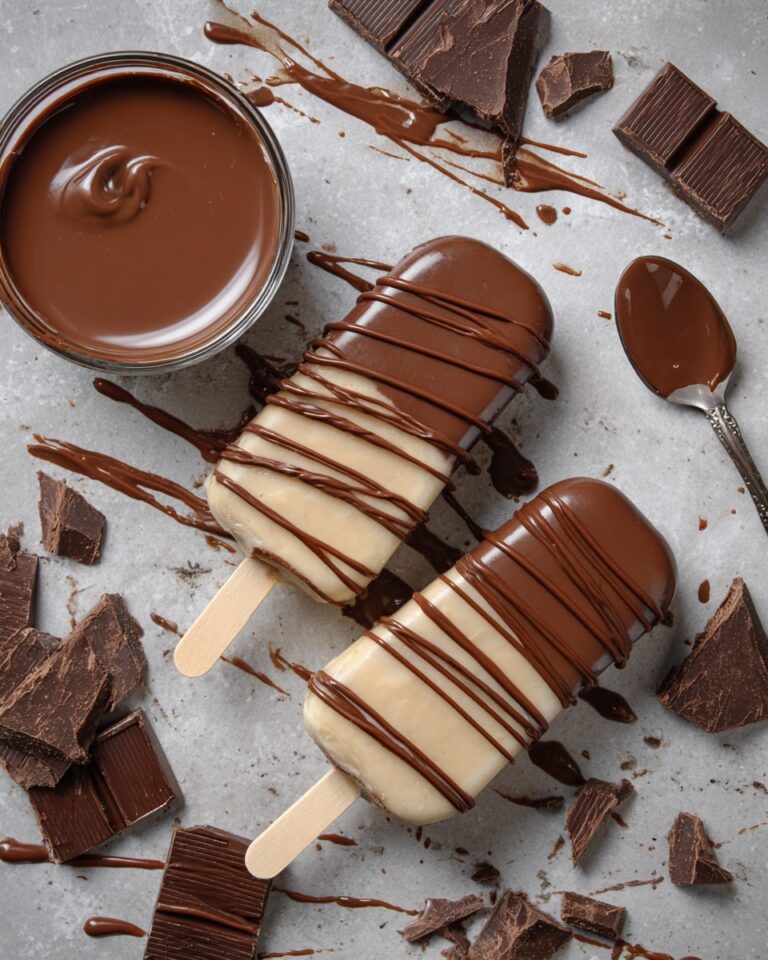 Chocolate Ice Cream Bars Recipe