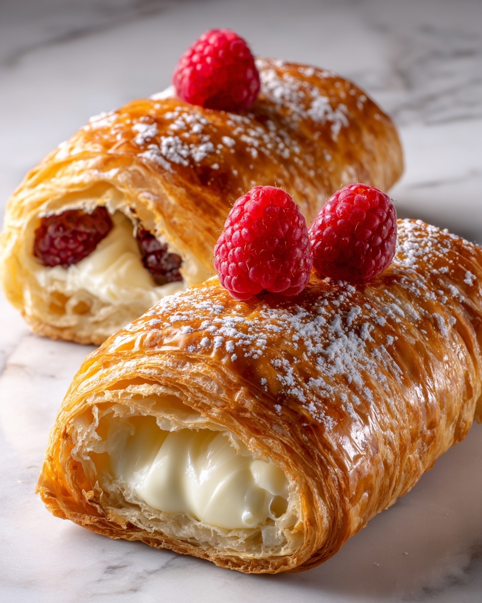 Cream Cheese and Berry Danish Pastries Recipe - Recipe Image