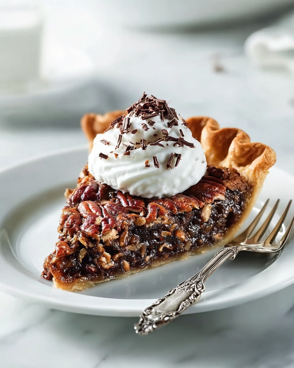 Dark Chocolate Pecan Pie Recipe - Recipe Image