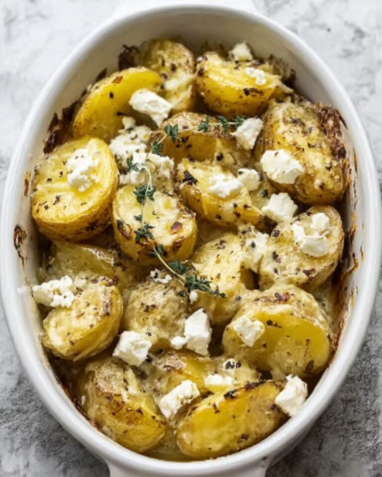 Baked Feta Potatoes Recipe