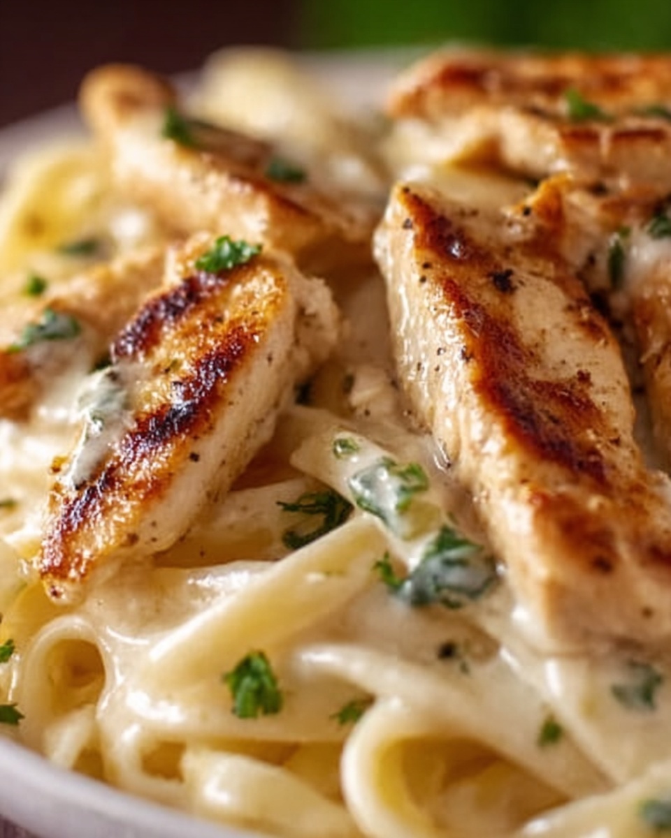 Creamy Garlic Chicken & Penne Recipe - Recipe Image