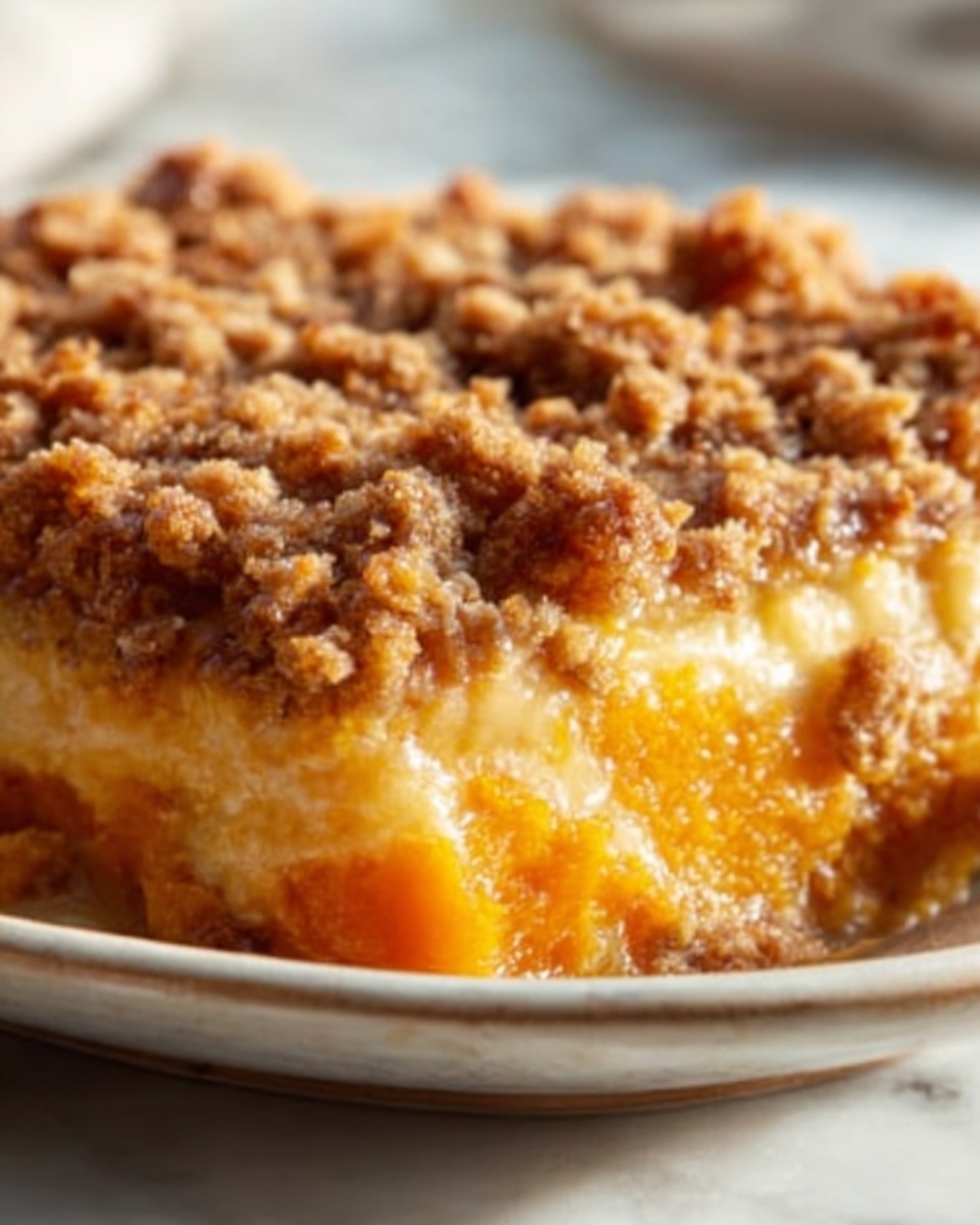Sweet Potato Casserole with Pecan Topping and Marshmallows Recipe - Recipe Image