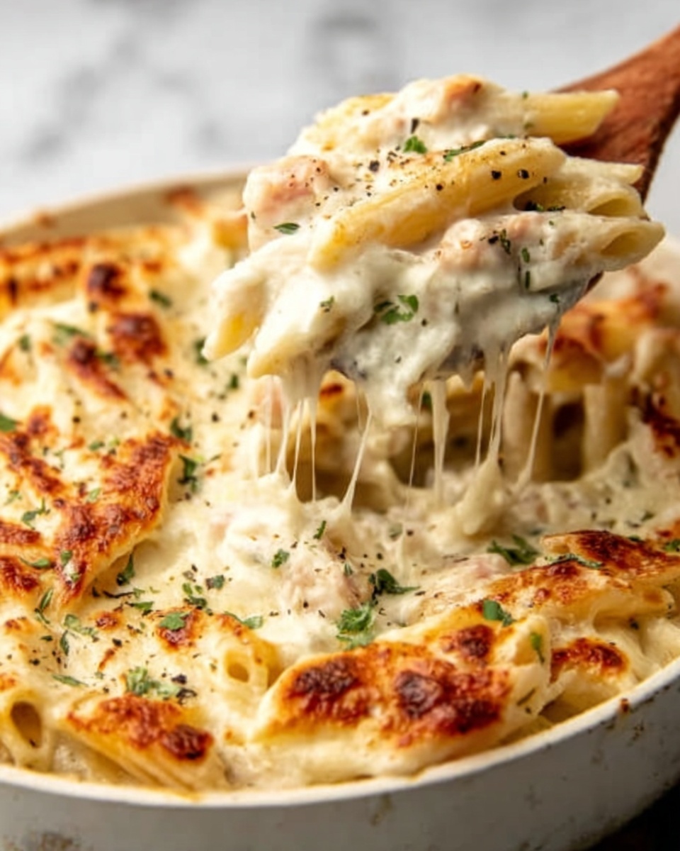 Chicken Alfredo Bake Recipe - Recipe Image