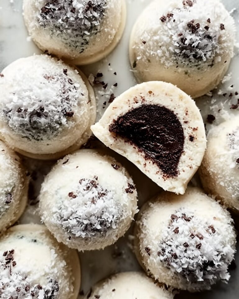 Mint Chocolate Chip Snowball Cookies Recipe
