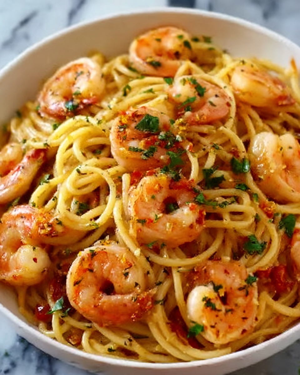 Jamaican Shrimp Pasta Recipe - Recipe Image