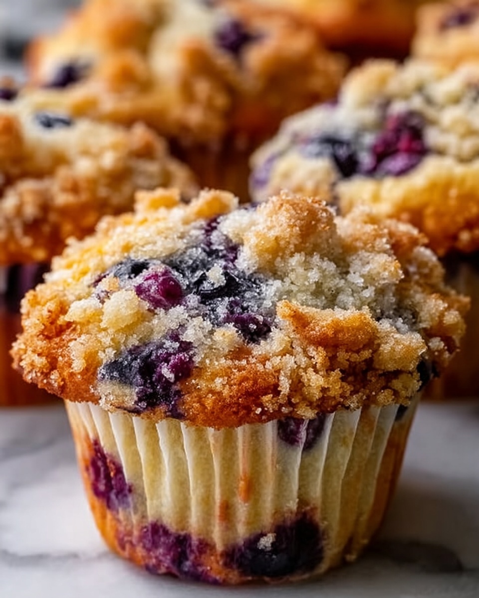 Ultimate Moist & Flavorful Blueberry Muffins Recipe - Recipe Image