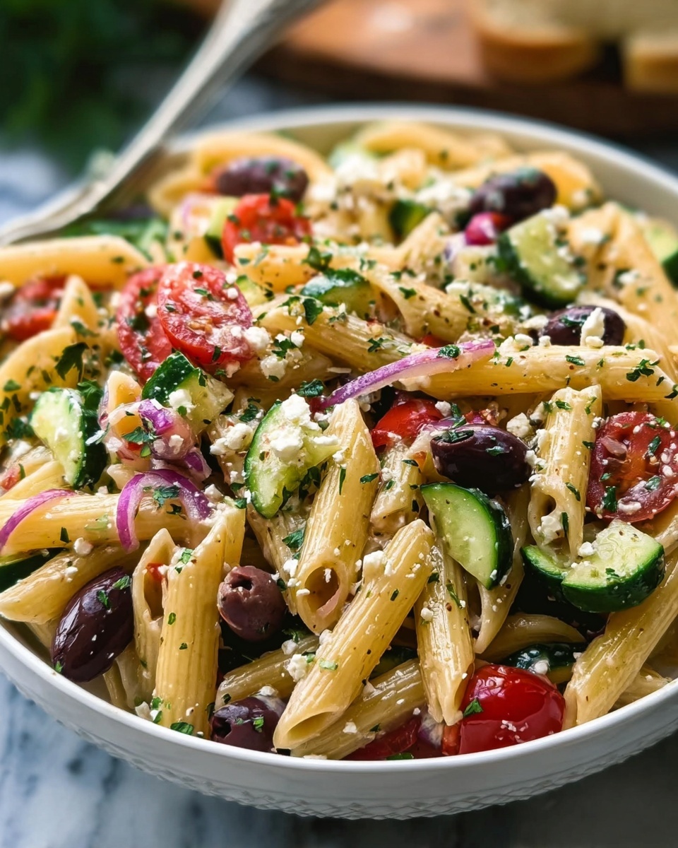 Mediterranean Pasta Salad Recipe - Recipe Image