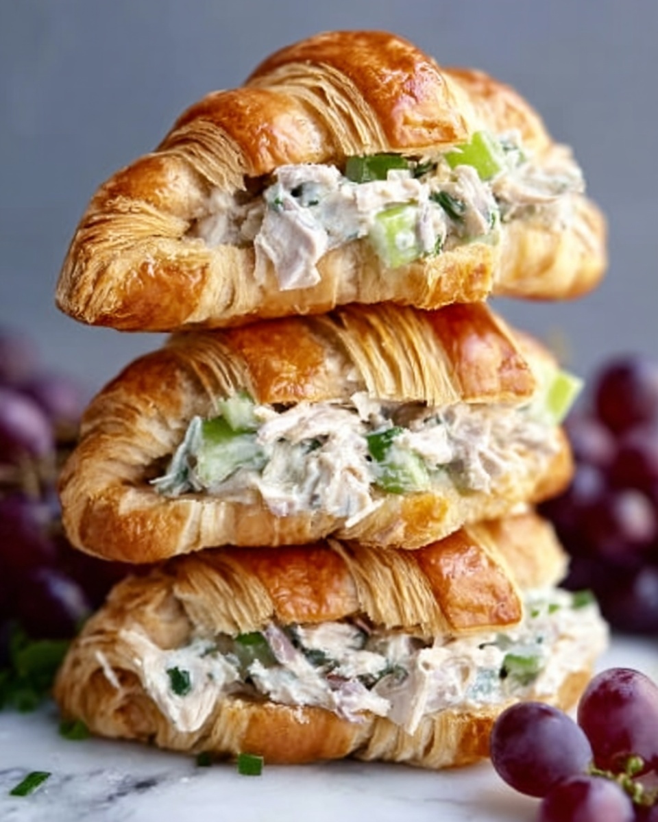 Chicken Salad Croissants Recipe - Recipe Image