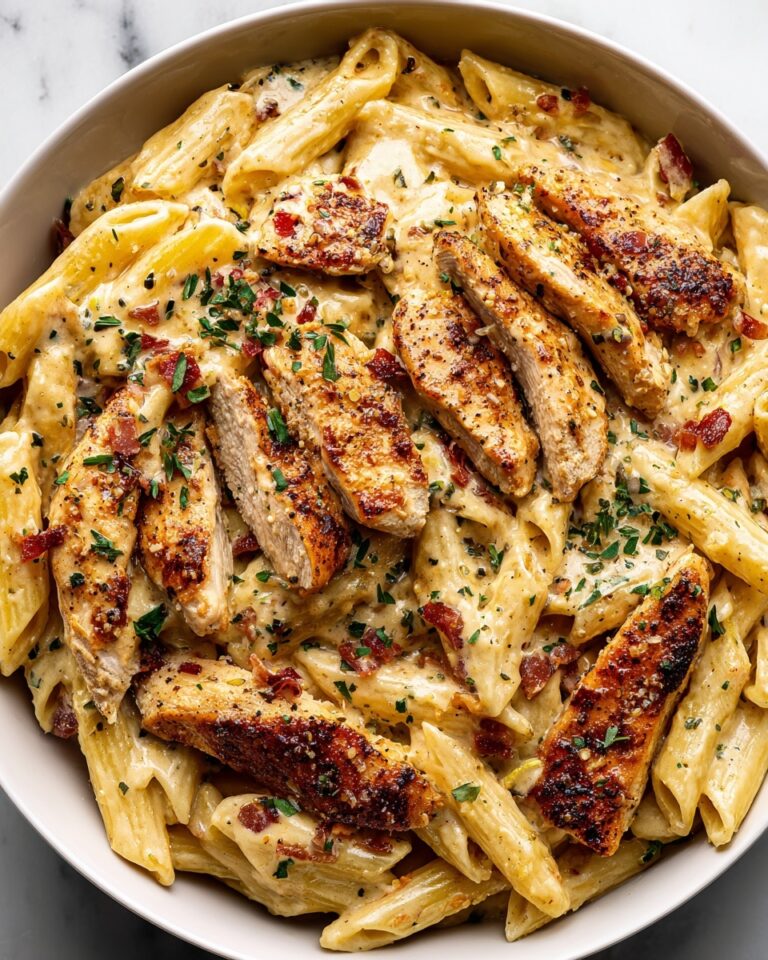 Garlic Parmesan Chicken Pasta Bake Recipe