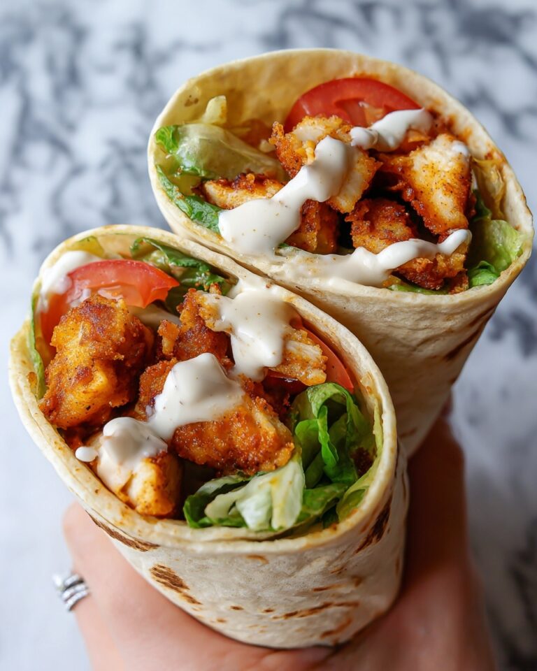 Crispy Chicken Twister Wrap Recipe