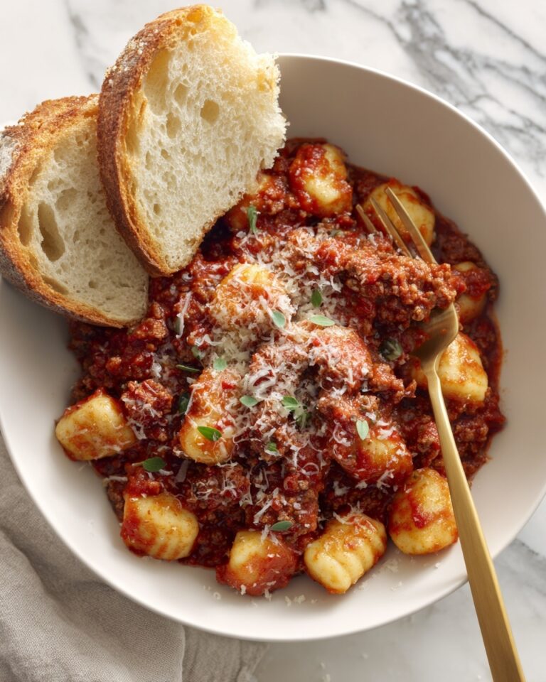 Cozy Gnocchi Bolognese Recipe