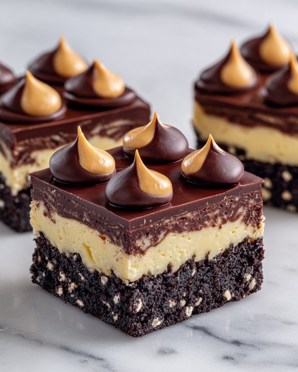 Chocolate Peanut Butter Cheesecake Recipe - Recipe Image