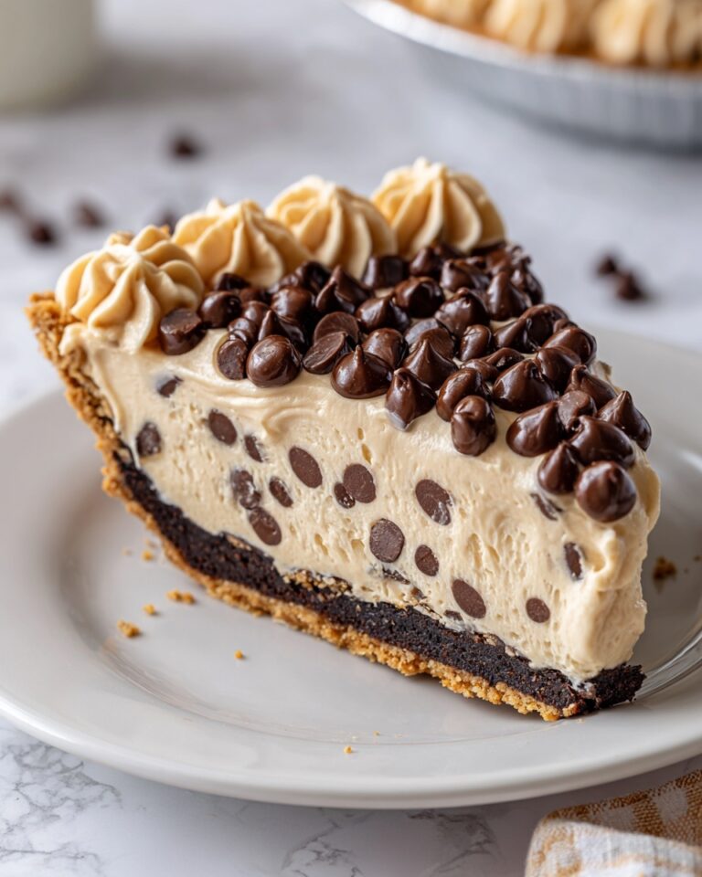 Chocolate Chip Cookie Dough Pie Recipe