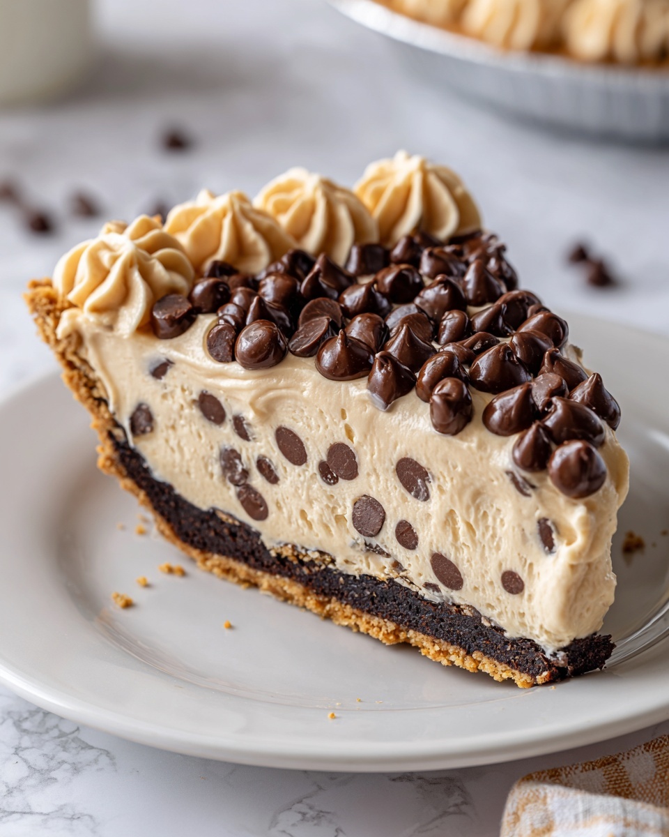 Chocolate Chip Cookie Dough Pie Recipe - Recipe Image
