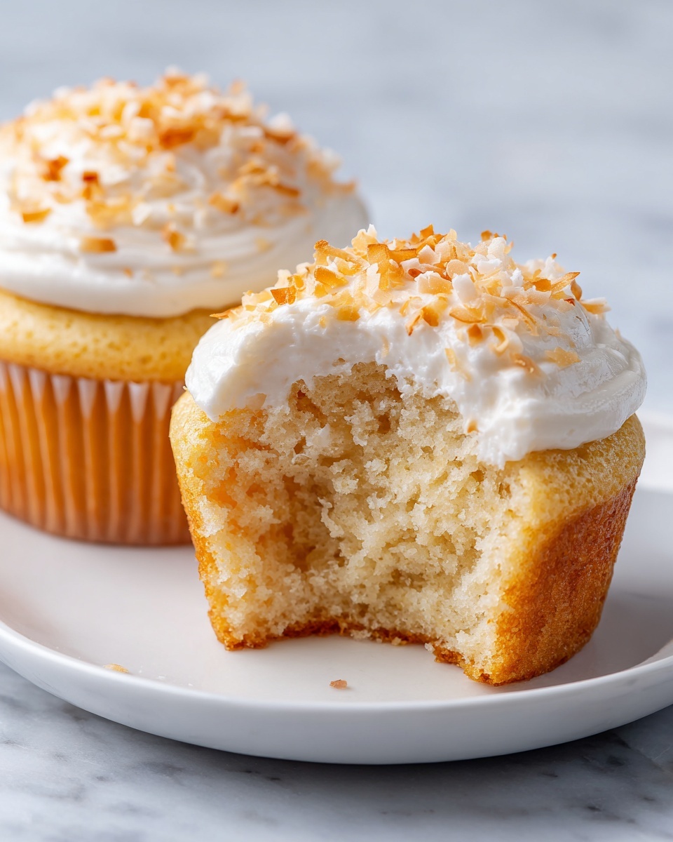 Gluten-Free Vegan Coconut Cupcakes Recipe - Recipe Image