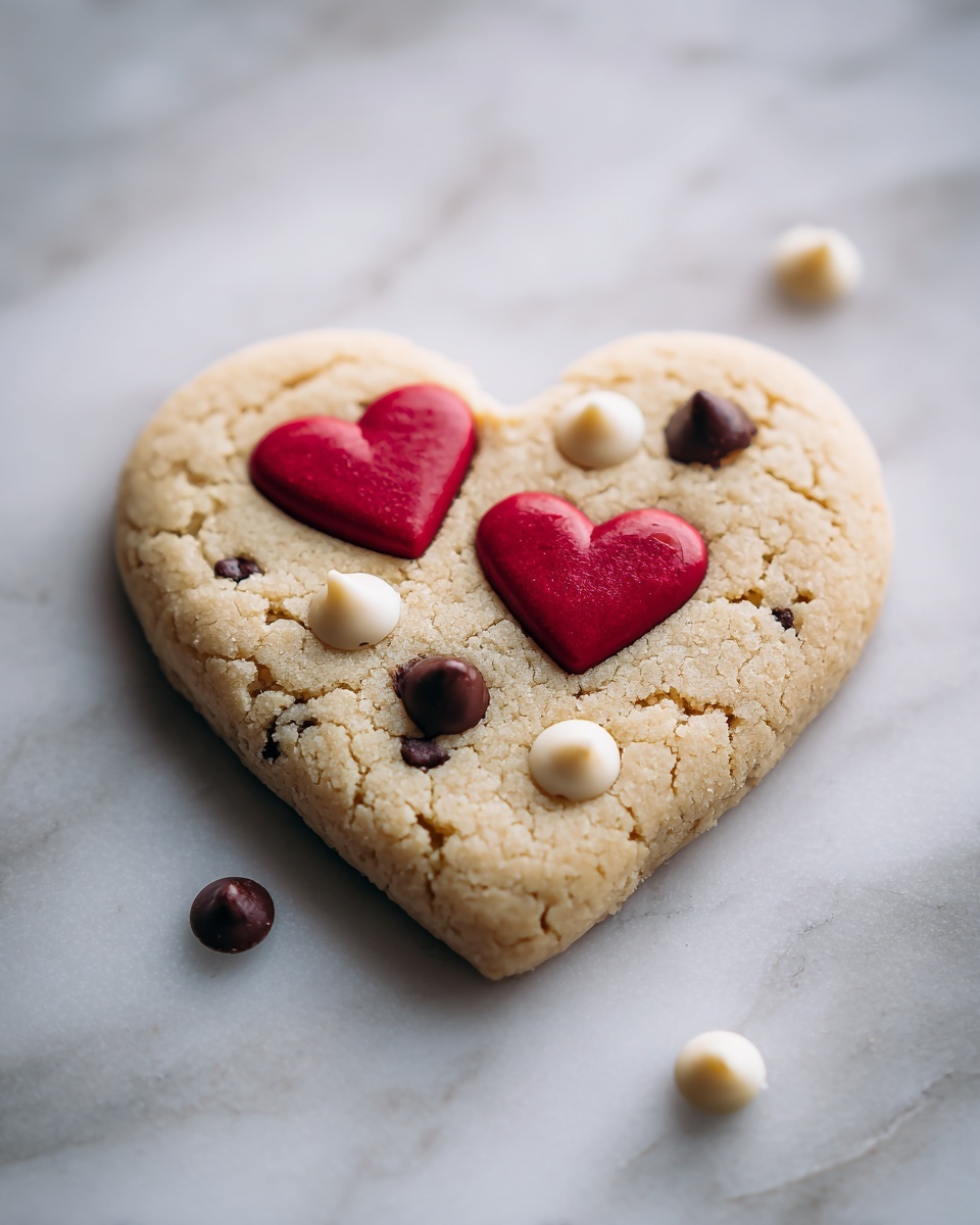 Chocolate Chip Cookie Dough Hearts Recipe - Recipe Image
