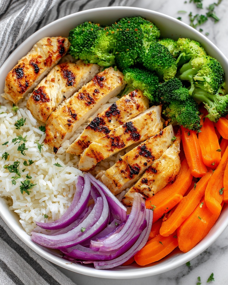 Healthy Chicken & Veggie Stir-Fry with Rice Recipe - Recipe Image