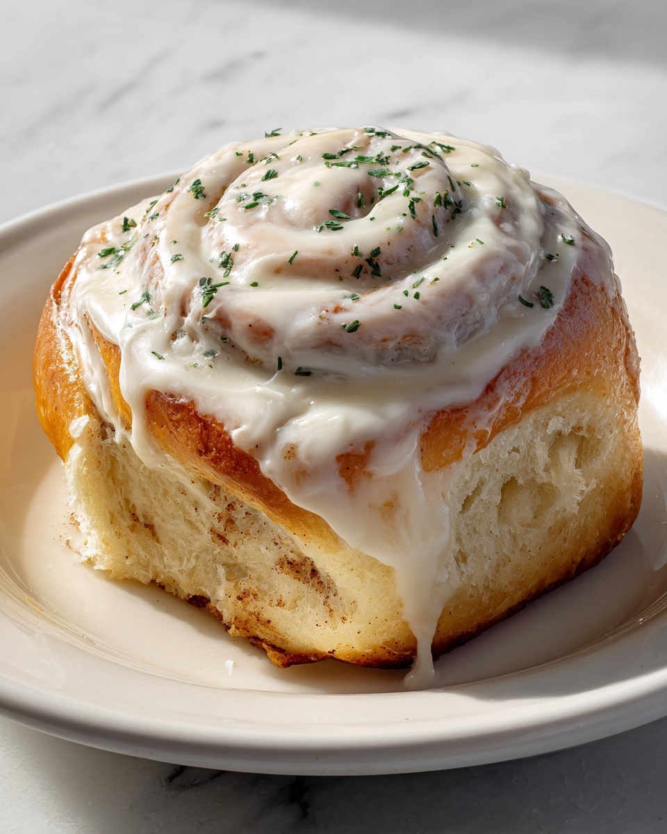 Savory Breakfast Rolls Drizzled With Béarnaise Recipe - Recipe Image