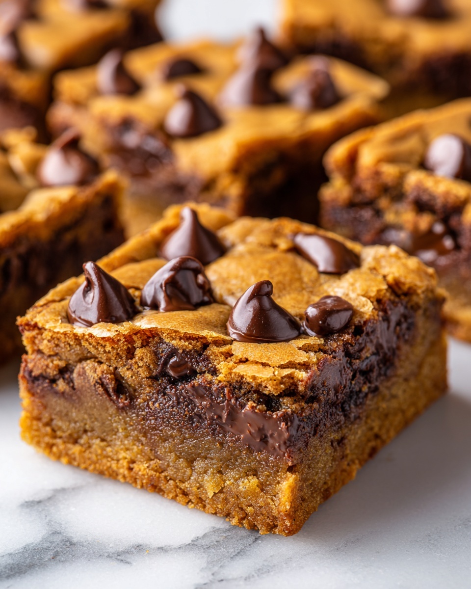 Lazy Chocolate Chip Cookie Bars Recipe - Recipe Image