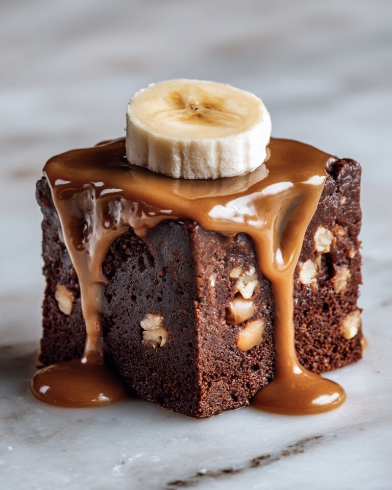 Banana Bread Brownies with Vanilla Frosting Recipe