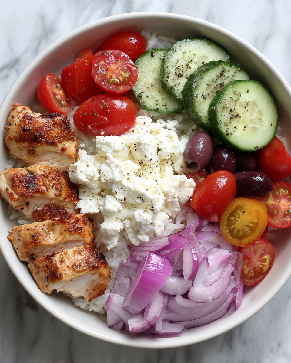 Greek Chicken Bowls Recipe - Recipe Image