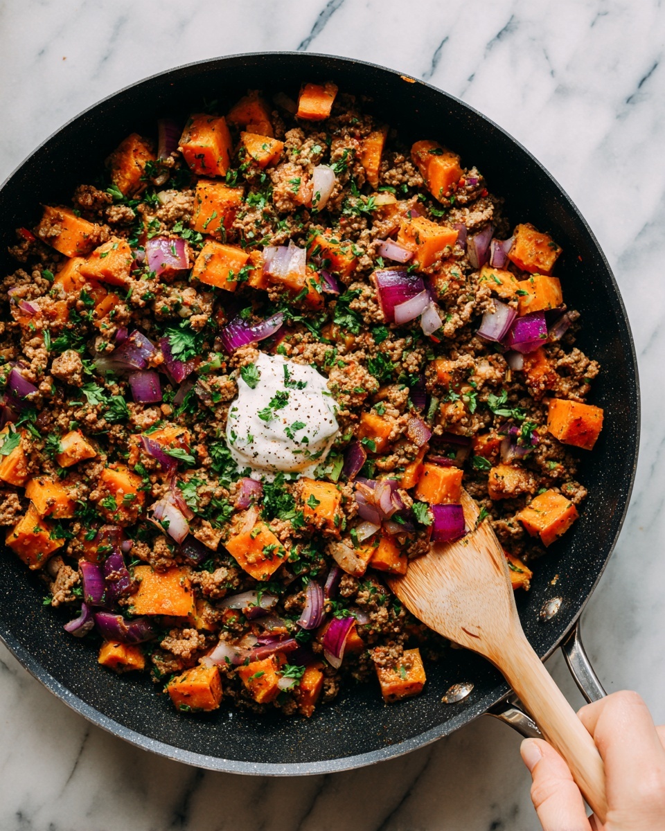 Ground Turkey Sweet Potato Skillet Recipe - Recipe Image