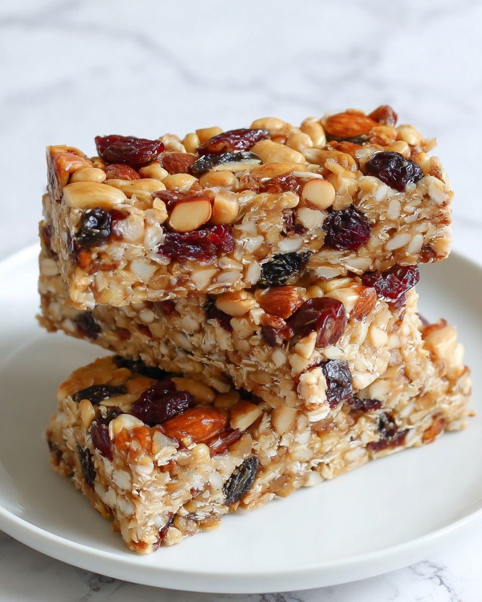 Homemade Banana Granola Bars Recipe - Recipe Image