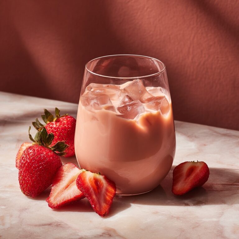 Strawberry Breeze: A Creamy and Refreshing Frozen Drink Recipe