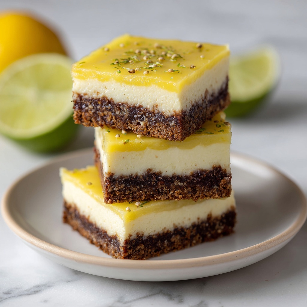 Vegan Mango Cheesecake Bars Recipe - Recipe Image