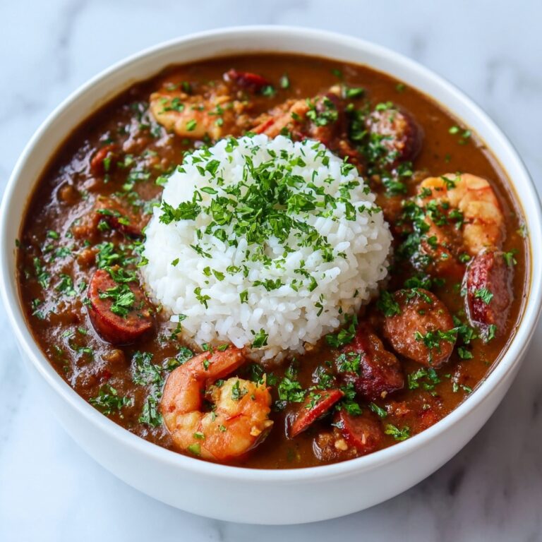 Hearty Cajun Gumbo with Andouille Sausage and Okra Recipe