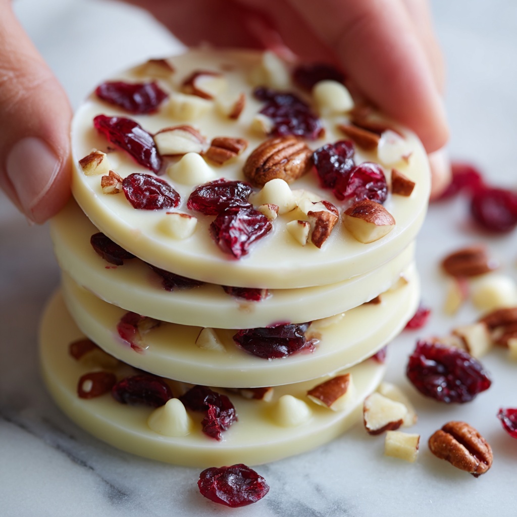 Buttery Cranberry Almond Shortbread Cookies Recipe - Recipe Image