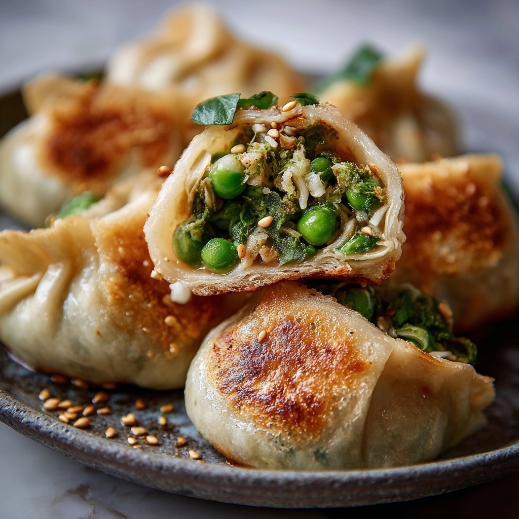 Vegan Zucchini Dumplings Recipe - Recipe Image