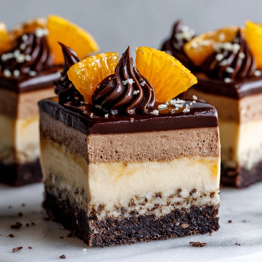 No-Bake Chocolate Orange Cheesecake Recipe - Recipe Image