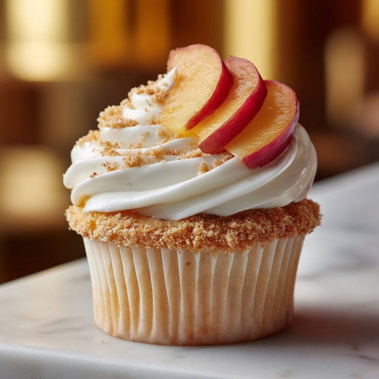 Honey Peach Cream Cheese Cupcakes Recipe