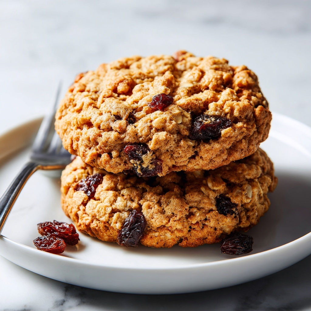 Vegan Oatmeal Raisin Cookies Recipe - Recipe Image